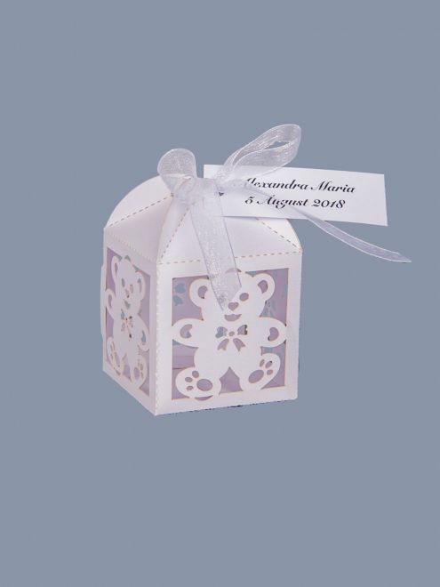Marturii Botez Cutiute Carucior Alb Amo 000 450 Selfeventsro