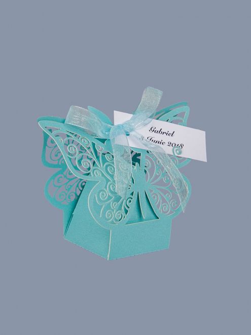 Marturii Botez Cutiute Fluture Bleu Amo 000 397 Selfeventsro